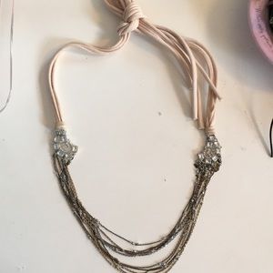 Anthropologie adjustable tie necklace